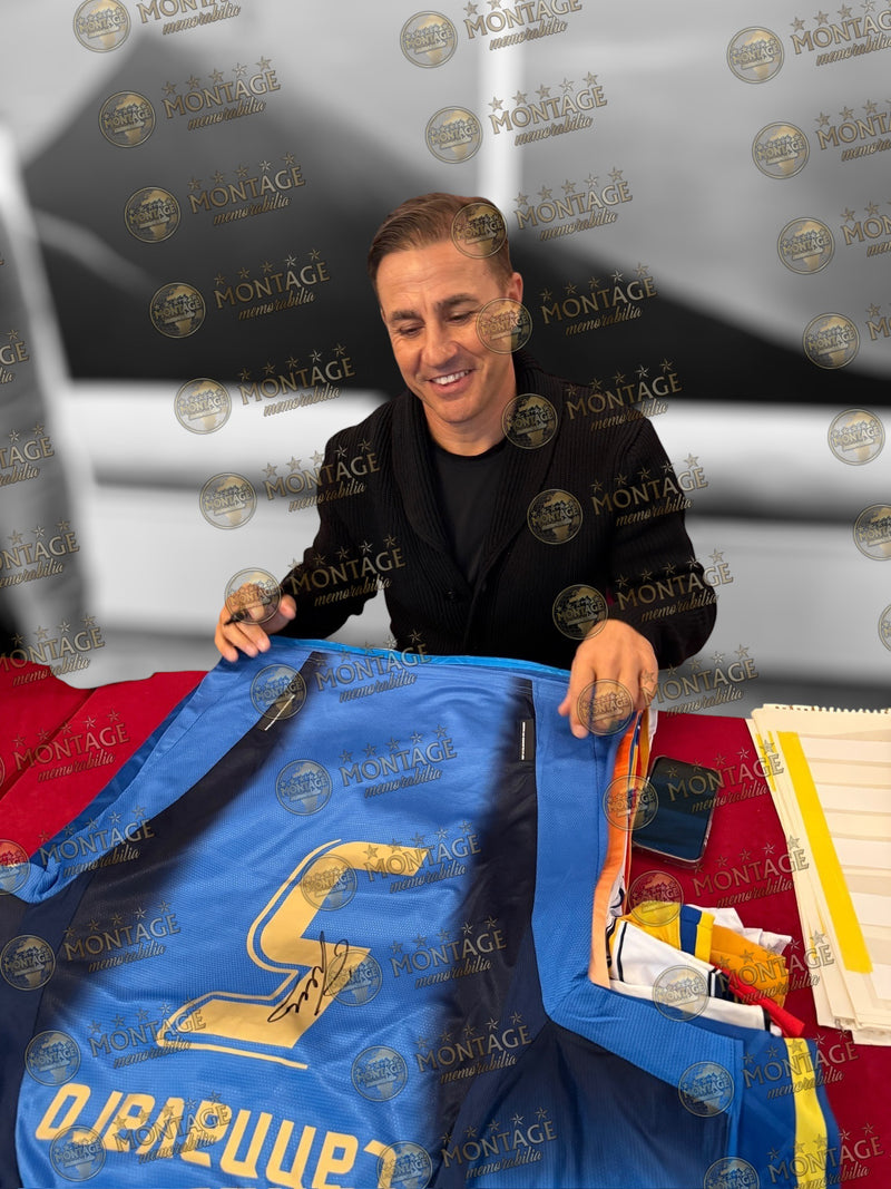 FABIO CANNAVARO SIGNED ITALY 2006 WORLD CUP WINNERS HOME SHIRT (ACG CERT AG17439)-4