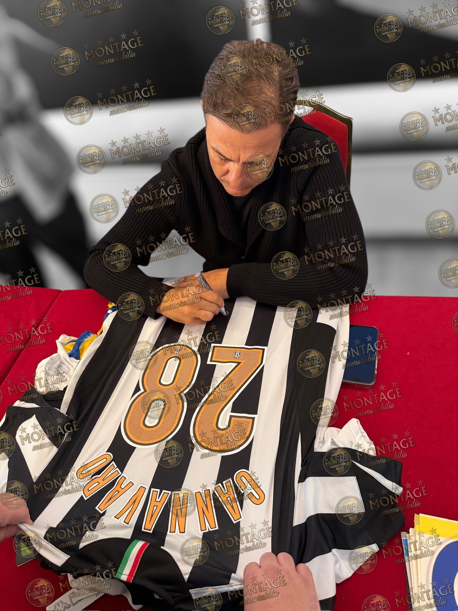 FABIO CANNAVARO SIGNED JUVENTUS 2004/05 HOME SHIRT (ACG CERT AG17443)