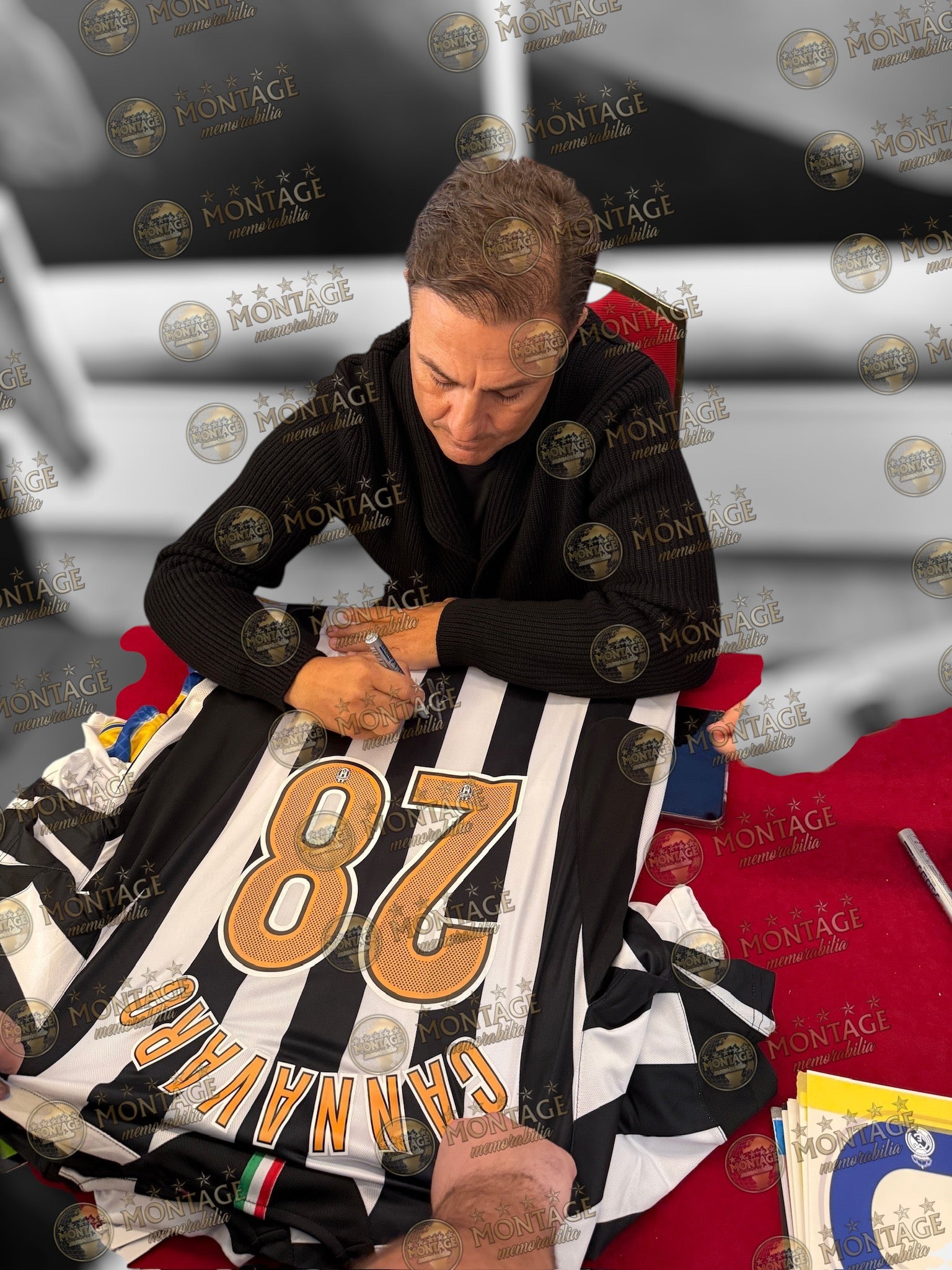 FABIO CANNAVARO SIGNED JUVENTUS 2004/05 HOME SHIRT (ACG CERT AG17443)