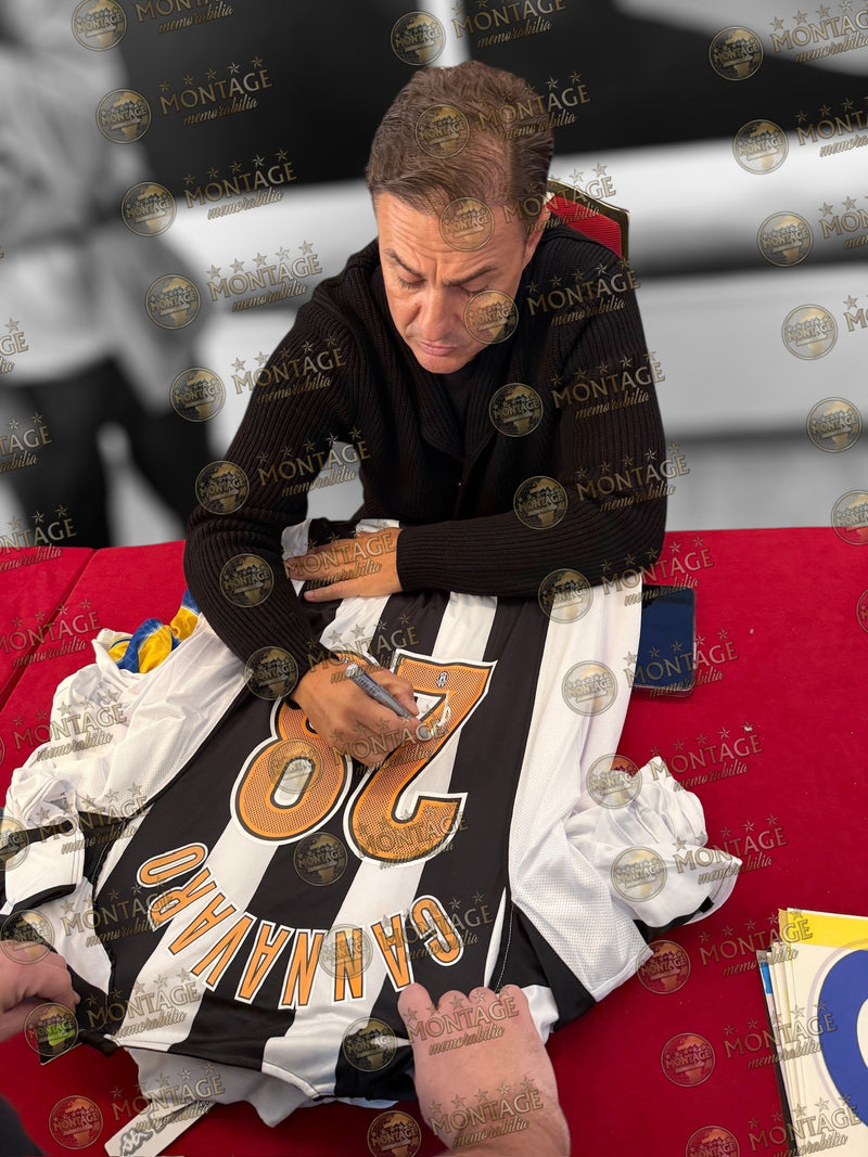 FABIO CANNAVARO SIGNED JUVENTUS 2005/06 HOME SHIRT (ACG CERT AG17440)-3