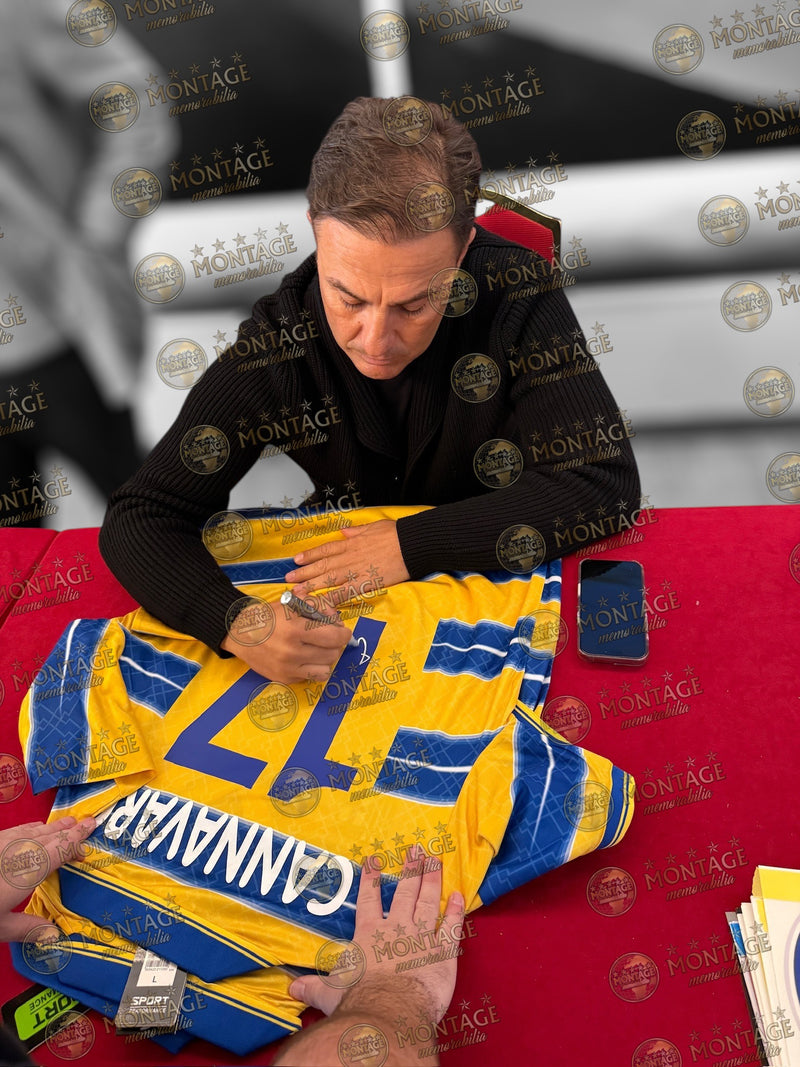 FABIO CANNAVARO SIGNED PARMA CALCIO 1998/99 HOME SHIRT (ACG CERT AG17442)-2
