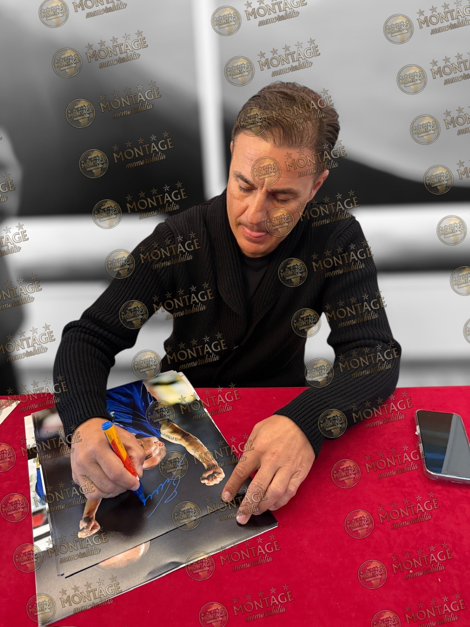 FABIO CANNAVARO SIGNED ITALY 06 WORLD CUP WINNER 14x11 PHOTO (ACG CERT AG17454)-2