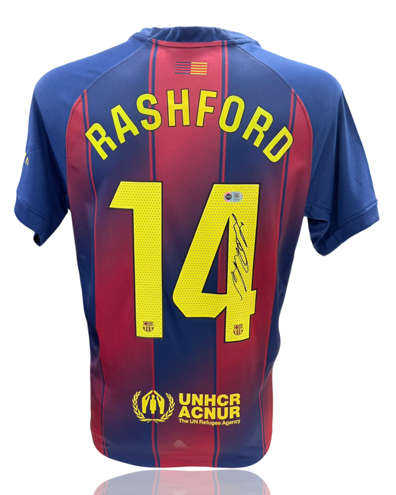 MARCUS RASHFORD SIGNED FC BARCELONA 2025/26 HOME SHIRT (ACG CERT AG17743)-1