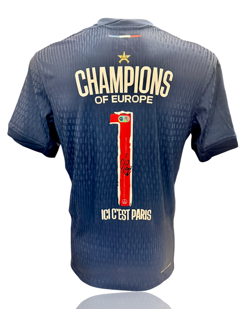 LUIS ENRIQUE SIGNED 24/25 PARIS SAINT-GERMAIN PSG HOME SHIRT (ACG CERT AG17745)-1