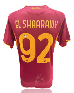 STEPHAN EL SHAARAWY SIGNED AS ROMA 2025/26 HOME SHIRT (ACG CERT AG17753)-1