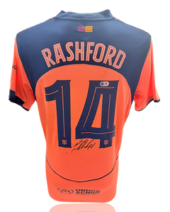 MARCUS RASHFORD SIGNED FC BARCELONA 2025/26 AWAY SHIRT (ACG CERT AG17757)-1