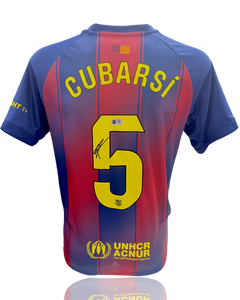 PAU CUBARSI SIGNED FC BARCELONA 2025/26 HOME SHIRT (ACG CERT AG17760)-1