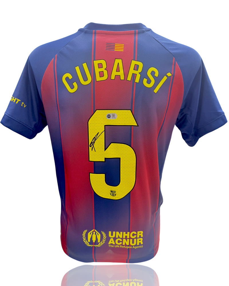 PAU CUBARSI SIGNED FC BARCELONA 2025/26 HOME SHIRT (ACG CERT AG17760)-1