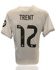 TRENT ALEXANDER-ARNOLD SIGNED REAL MADRID 2025/26 HOME SHIRT (ACG CERT AG17762)-1