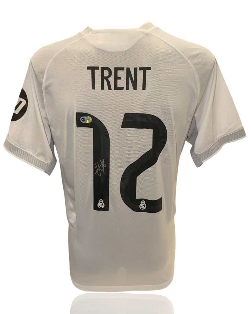 TRENT ALEXANDER-ARNOLD SIGNED REAL MADRID 2025/26 HOME SHIRT (ACG CERT AG17762)-1