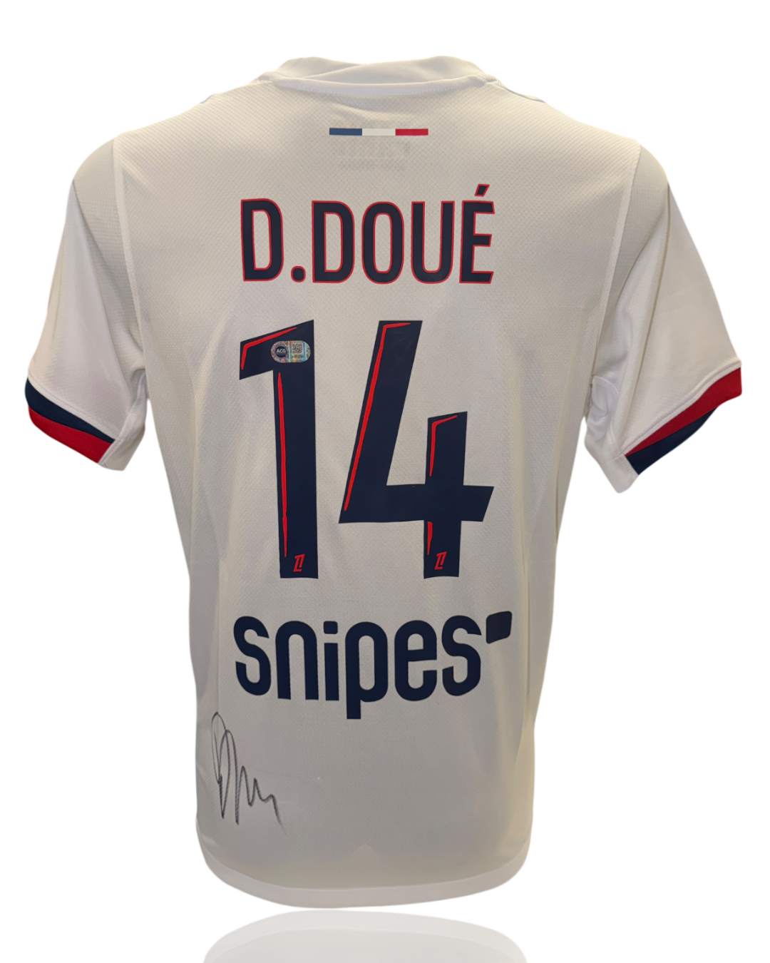 DESIRE DOUE SIGNED 2025/26 PARIS SAINT-GERMAIN PSG AWAY SHIRT (ACG CERT AG17766)-1