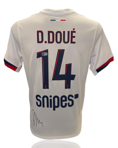DESIRE DOUE SIGNED 2025/26 PARIS SAINT-GERMAIN PSG AWAY SHIRT (ACG CERT AG17766)-1