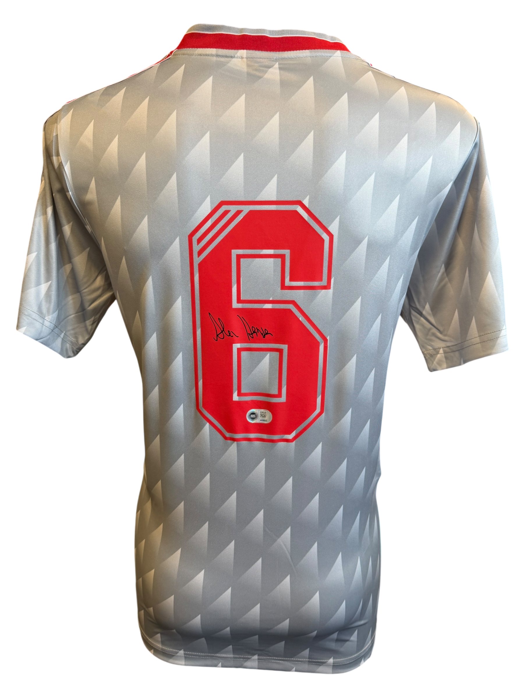 ALAN HANSEN SIGNED LIVERPOOL FC 1989/90 AWAY SHIRT (ACG CERT AG135950)-1