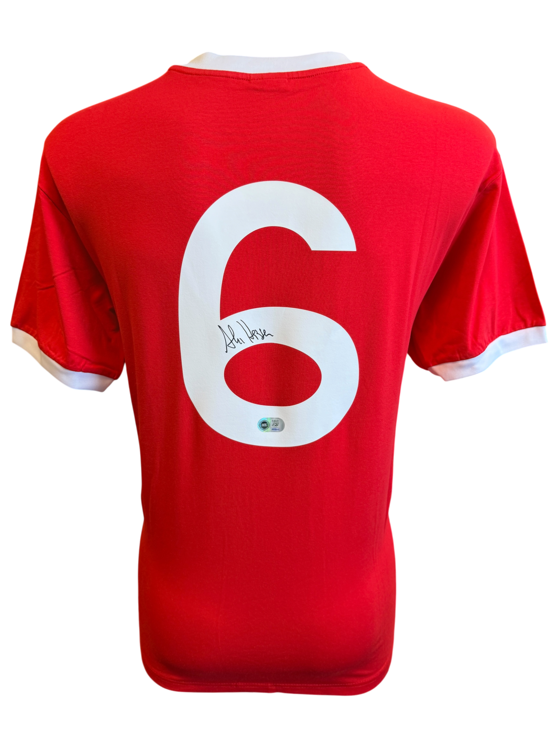 ALAN HANSEN SIGNED LIVERPOOL FC 1978/82 HOME SHIRT (ACG CERT AG135953)