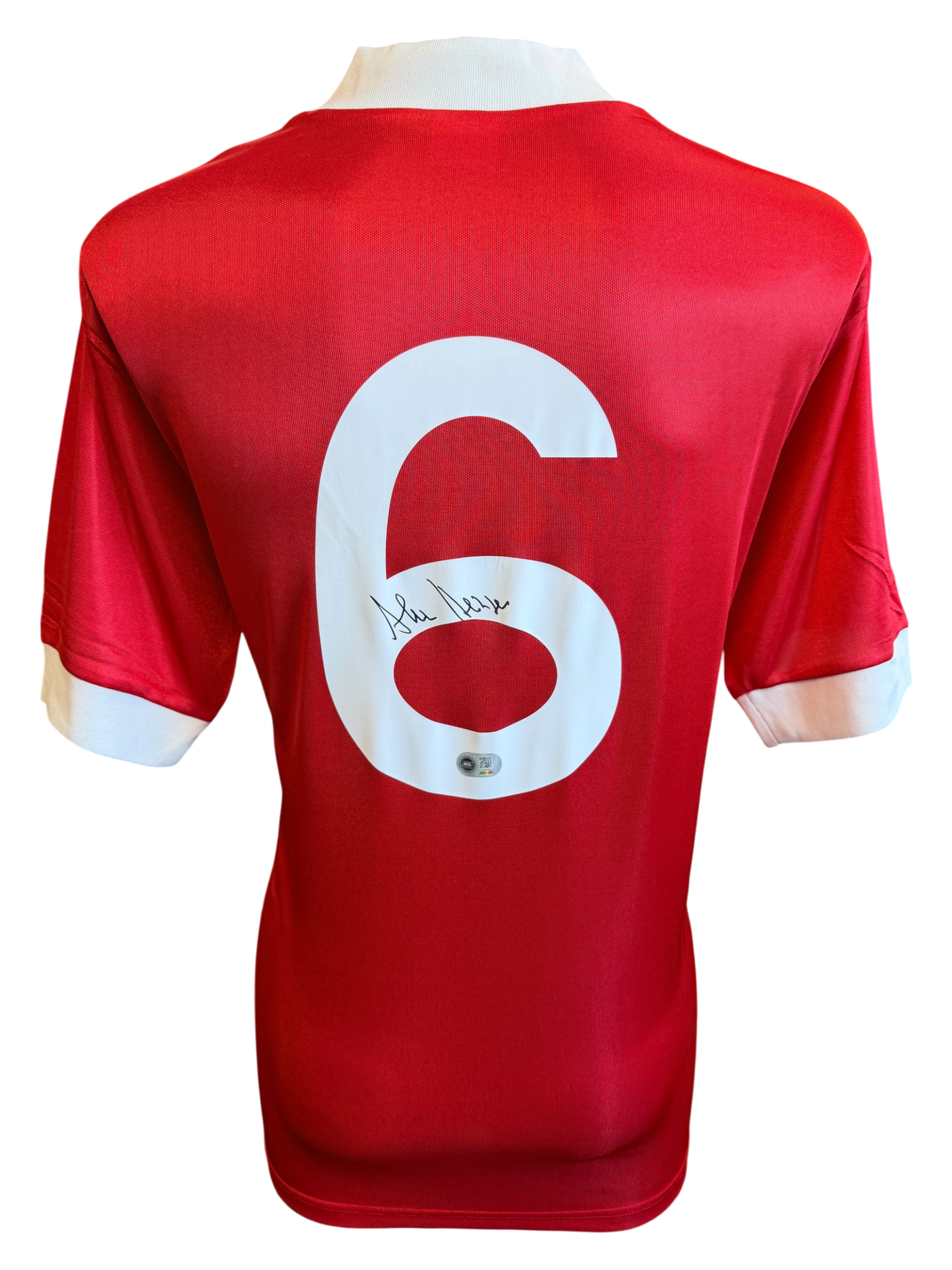 ALAN HANSEN SIGNED LIVERPOOL FC PARIS 1981 HOME SHIRT (ACG CERT AG135954)