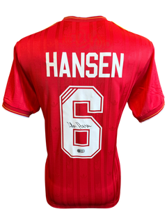 ALAN HANSEN SIGNED LIVERPOOL FC 1986 HOME SHIRT (ACG CERT AG135955)-1