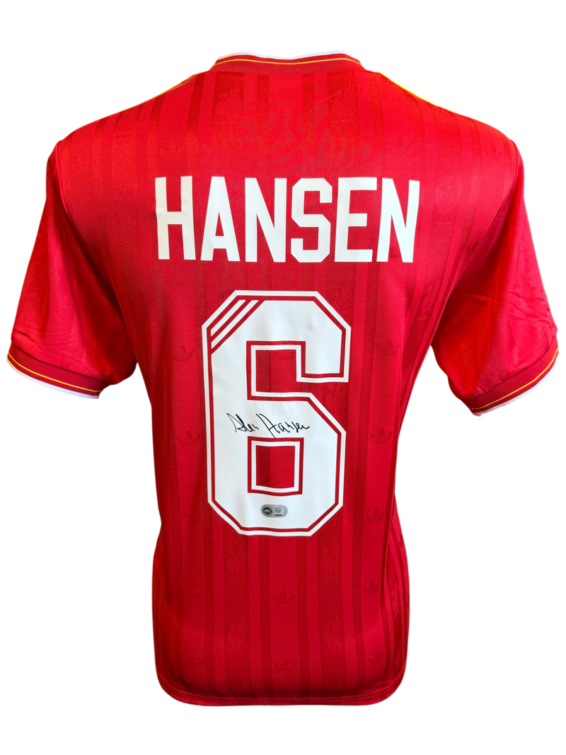 ALAN HANSEN SIGNED LIVERPOOL FC 1986 HOME SHIRT (ACG CERT AG135955)-1