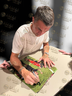 STEVEN GERRARD & PAOLO MALDINI SIGNED ISTANBUL 2005 16x12 PHOTO (ACG CERT AG17721)-3