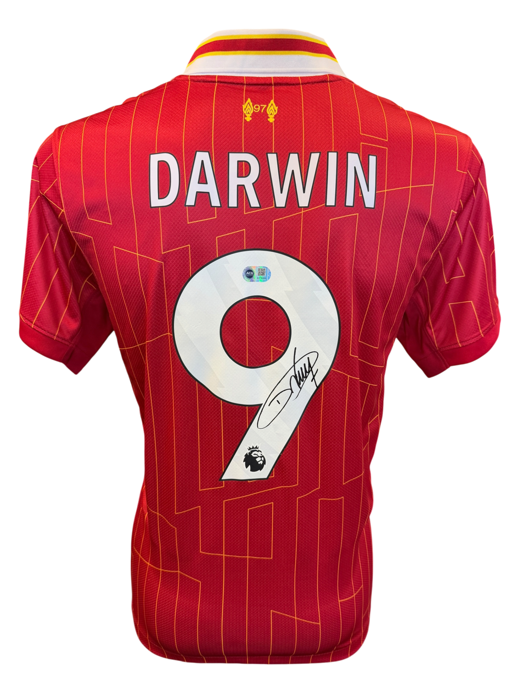 DARWIN NUNEZ SIGNED 2024/25 LIVERPOOL FC HOME SHIRT (ACG CERT AG19300)