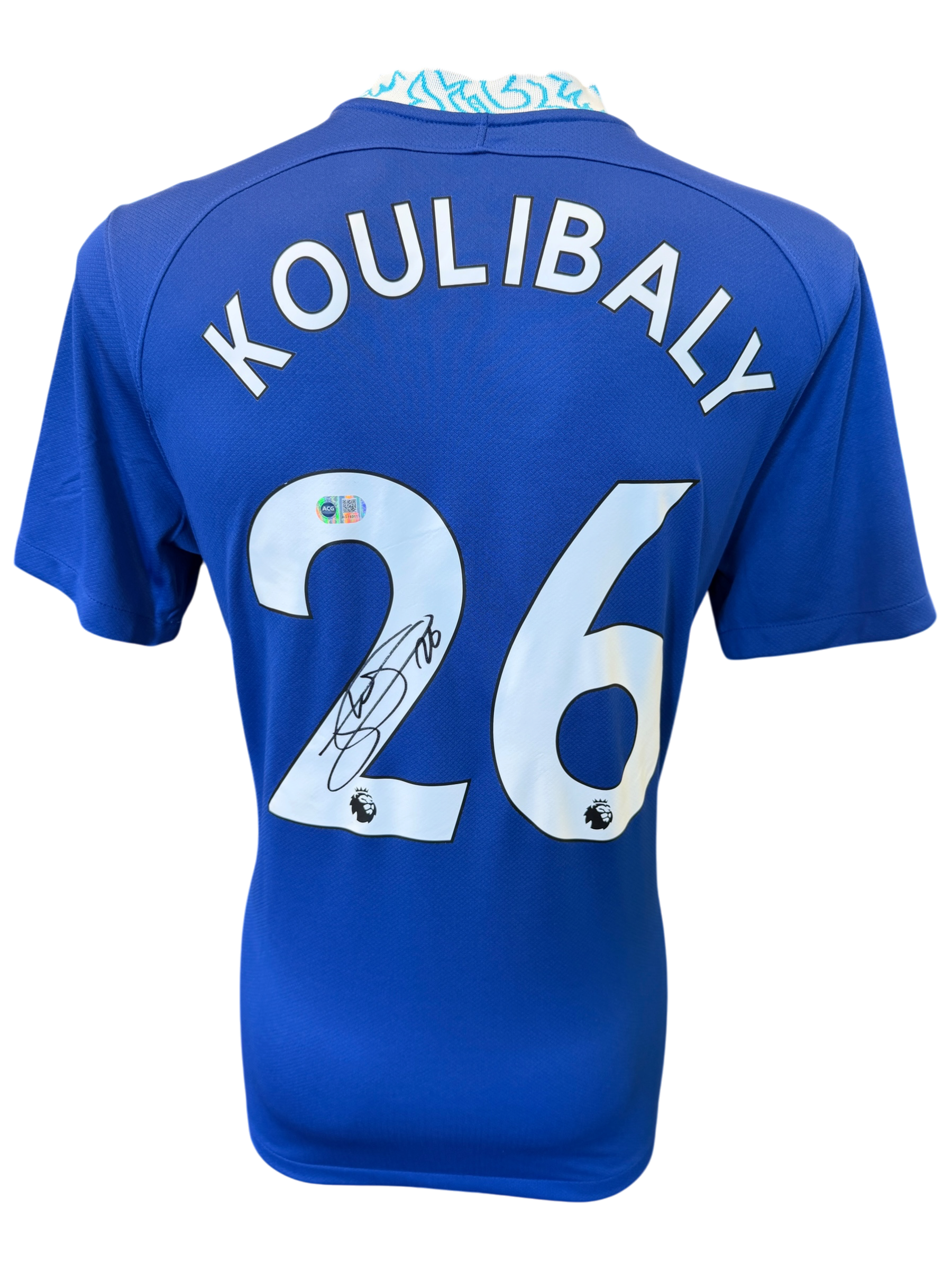 KALIDOU KOULIBALY SIGNED CHELSEA FC 2022/23 HOME SHIRT (ACG CERT AG19311)-1