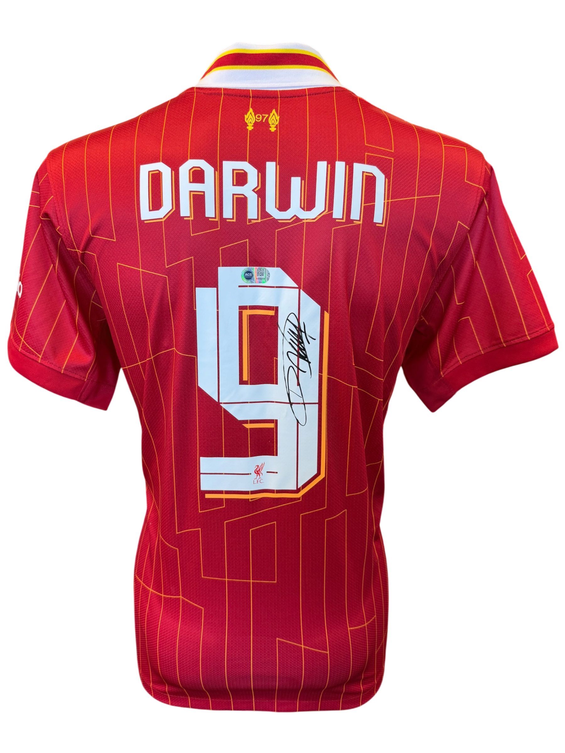 DARWIN NUNEZ SIGNED LIVERPOOL FC 23/24 HOME SHIRT (ACG CERT AG19315)-1