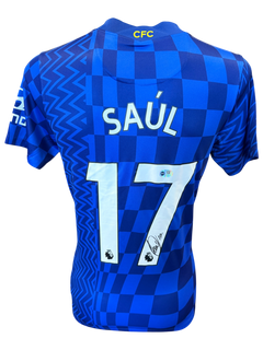 SAUL NIGUEZ SIGNED CHELSEA FC 2021/22 HOME SHIRT (ACG CERT AG19316)-1
