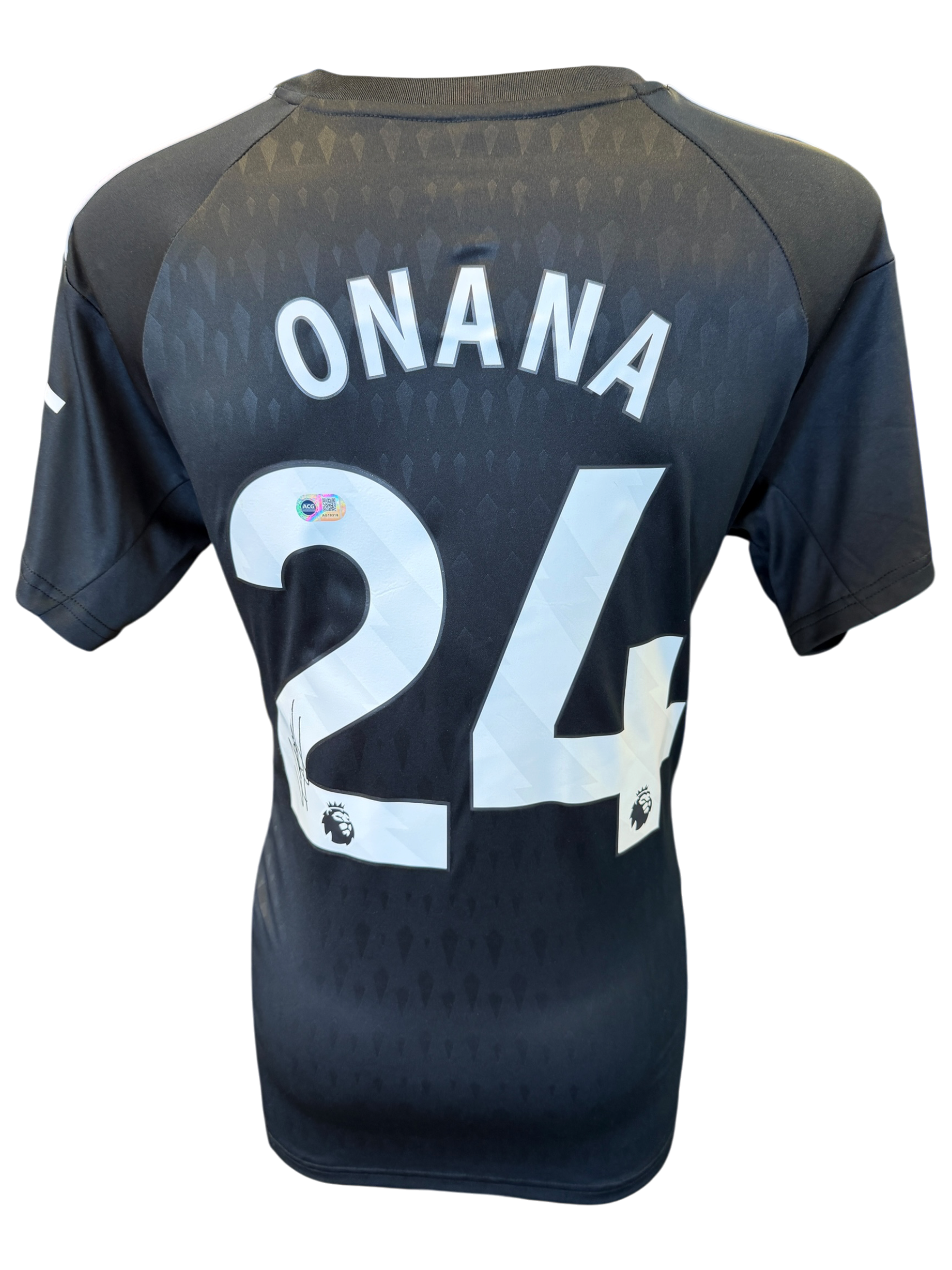 ANDRE ONANA SIGNED 2023/24 MANCHESTER UTD GOALKEEPER SHIRT (ACG CERT AG19318)