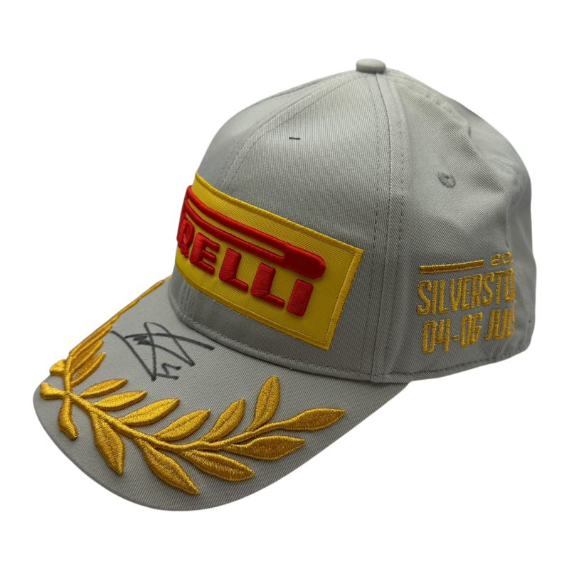 LANDO NORRIS SIGNED SILVERSTONE 2025 PIRELLI FORMULA 1 CAP (ACG CERT AG19321)-2