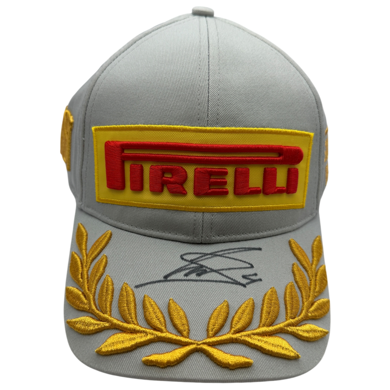 LANDO NORRIS SIGNED SILVERSTONE 2025 PIRELLI FORMULA 1 CAP (ACG CERT AG19322)-1