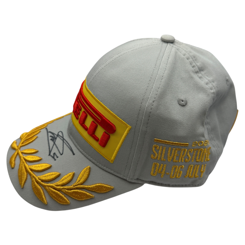 LANDO NORRIS SIGNED SILVERSTONE 2025 PIRELLI FORMULA 1 CAP (ACG CERT AG19322)-2