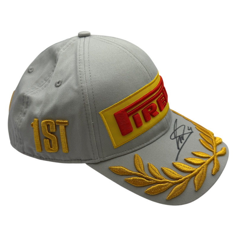 LANDO NORRIS SIGNED SILVERSTONE 2025 PIRELLI FORMULA 1 CAP (ACG CERT AG19322)-3