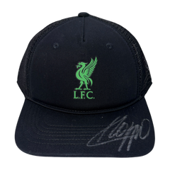 JURGEN KLOPP SIGNED LIVERPOOL FC NIKE BLACK GREEN MESH CAP (ACG CERT AG19323)-1