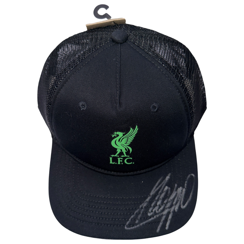 JURGEN KLOPP SIGNED LIVERPOOL FC NIKE BLACK GREEN MESH CAP (ACG CERT AG19323)-2