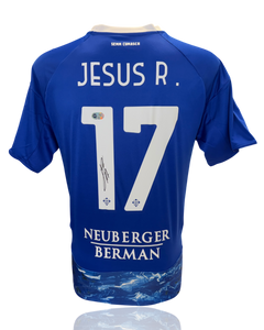 JESUS RODRIGUEZ SIGNED COMO 1907 2025/26 HOME SHIRT (ACG CERT AG17788)-1