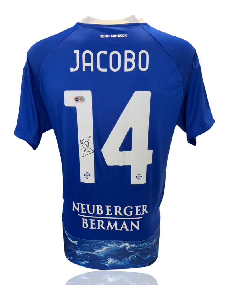 JACOBO RAMON SIGNED COMO 1907 2026/26 HOME SHIRT (ACG CERT AG17790)-1
