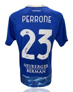 MAXIMO PERRONE SIGNED COMO 1907 2026/26 HOME SHIRT (ACG CERT AG17791)-1