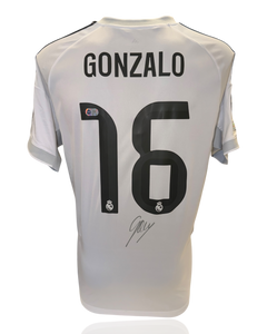 GONZALO GARCIA SIGNED REAL MADRID 2025/26 HOME SHIRT (ACG CERT AG17792)-1