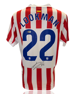ADAMOLA LOOKMAN SIGNED ATLETICO MADRID 2025/26 HOME SHIRT (ACG CERT AG17796)-1