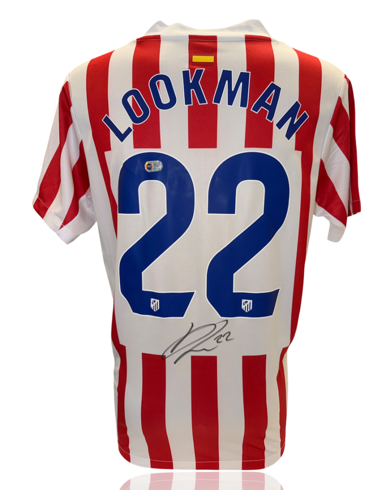 ADAMOLA LOOKMAN SIGNED ATLETICO MADRID 2025/26 HOME SHIRT (ACG CERT AG17796)-1