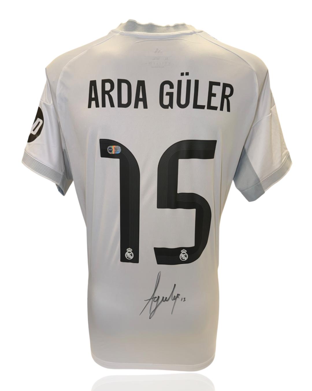 ARDA GULER SIGNED REAL MADRID 2025/26 HOME SHIRT (ACG CERT AG17797)