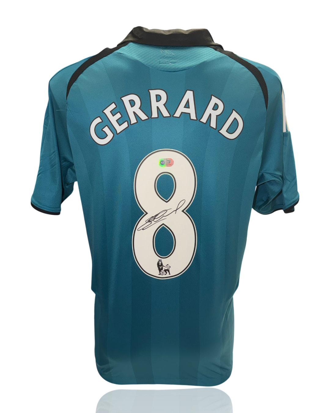 STEVEN GERRARD SIGNED LIVERPOOL FC 2008/09 THIRD SHIRT (ACG CERT AG17802)