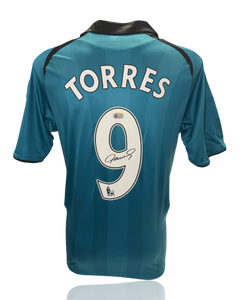 FERNANDO TORRES SIGNED LIVERPOOL 2008/09 THIRD SHIRT (ACG CERT AG17803)-1