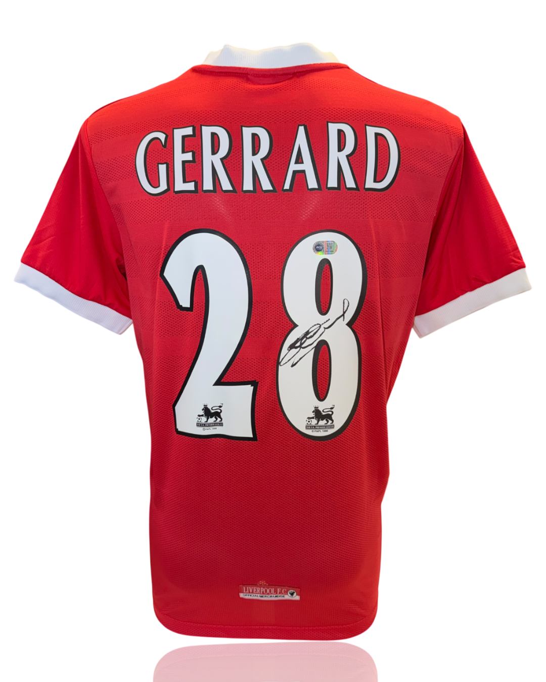 STEVEN GERRARD SIGNED LIVERPOOL FC 1998/00 HOME SHIRT (ACG CERT AG17808)-1