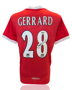 STEVEN GERRARD SIGNED LIVERPOOL FC 1998/00 HOME SHIRT (ACG CERT AG17808)-1