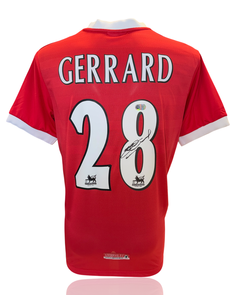 STEVEN GERRARD SIGNED LIVERPOOL FC 1998/00 HOME SHIRT (ACG CERT AG17808)-1