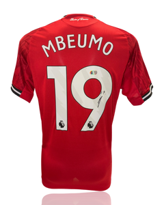 BRYAN MBEUMO SIGNED 2025/26 MANCHESTER UTD HOME SHIRT (ACG CERT AG17828)-1