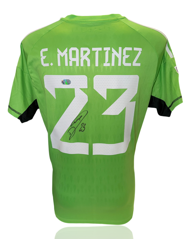 EMI MARTINEZ SIGNED 2022/23 ARGENTINA WORLD CUP HOME SHIRT (ACG CERT AG17864)-1