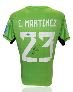 EMI MARTINEZ SIGNED 2022/23 ARGENTINA WORLD CUP HOME SHIRT (ACG CERT AG17865)-1