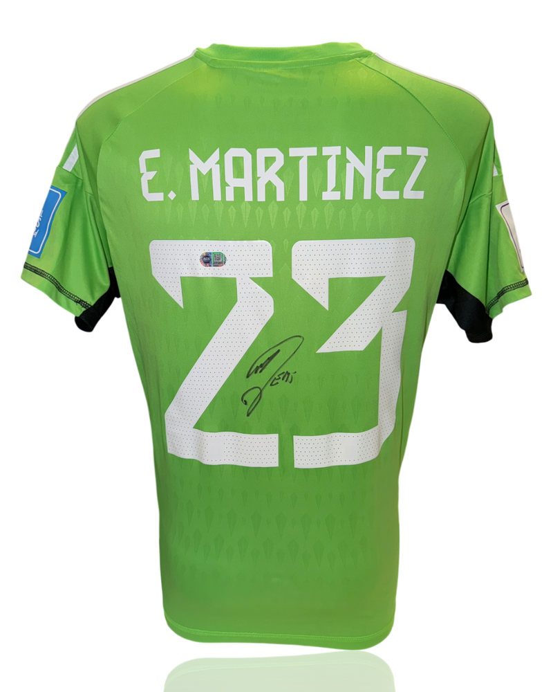 EMI MARTINEZ SIGNED 2022/23 ARGENTINA WORLD CUP HOME SHIRT (ACG CERT AG17865)-1