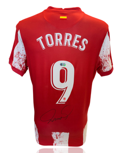 FERNANDO TORRES SIGNED ATLETICO MADRID HOME SHIRT (ACG CERT AG17869)-1